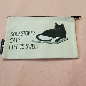 Out of Print Bookstores Cats canvas case